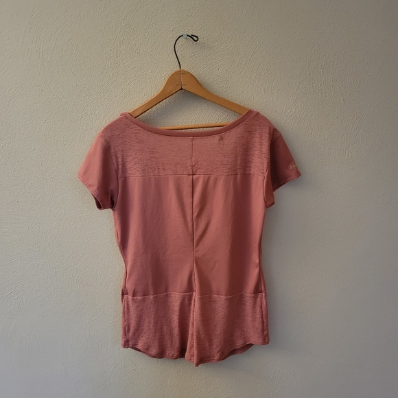 Gymshark Whitney Longline Workout Tee Pink Haze Size Small - Picture 5 of 8